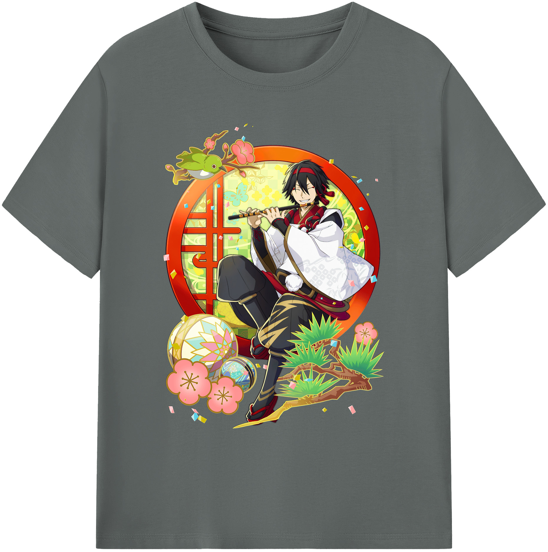 （画像用） 文豪ストレイドッグス Bungo Stray Dogs 綿100％ メンズ半袖Tシャツ｜肌触りやわらか＆通気性